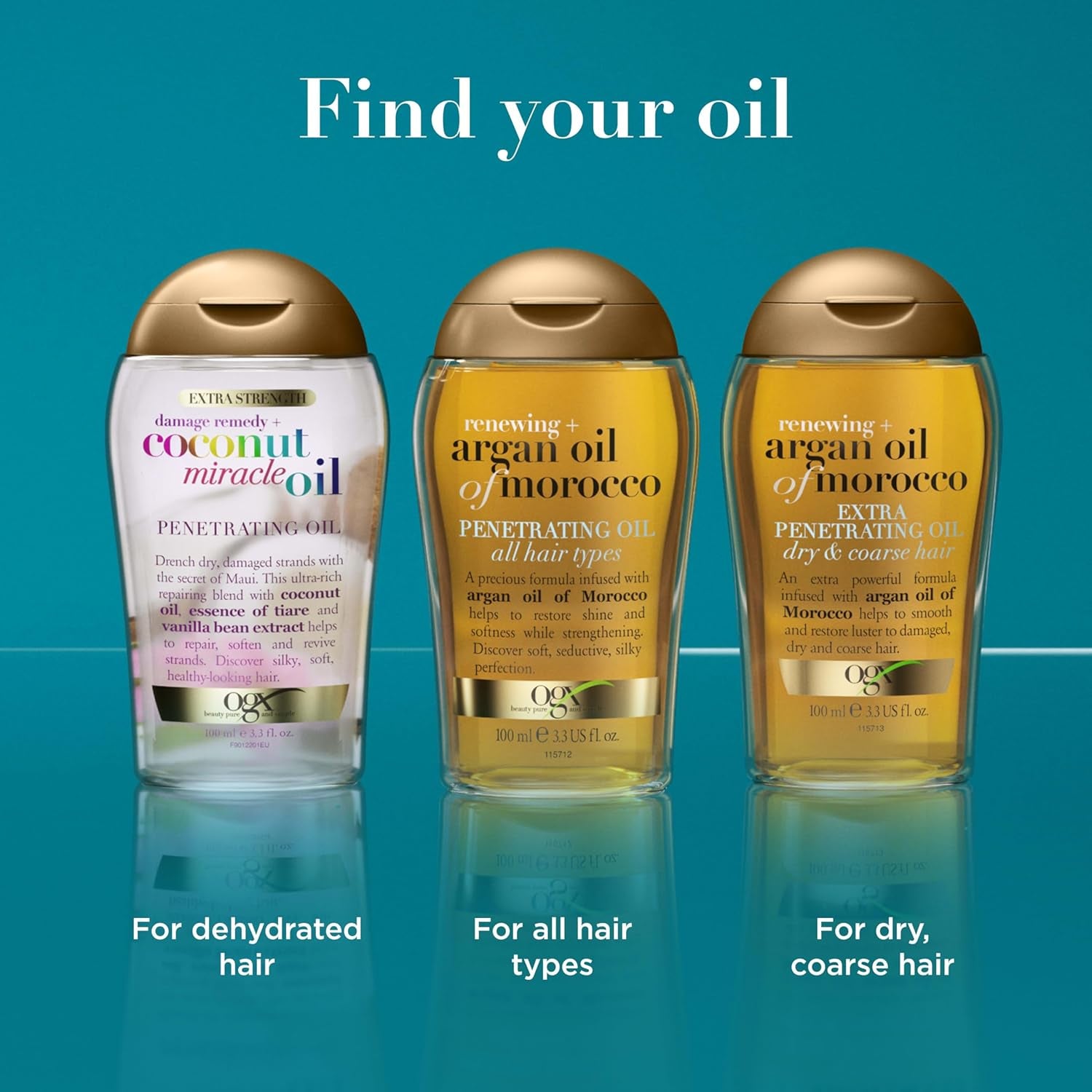Extra Strength Damage Remedy + Hydrating and Repairing Coconut Miracle Oil Penetrating Oil for Dry & Damaged Hair 100Ml