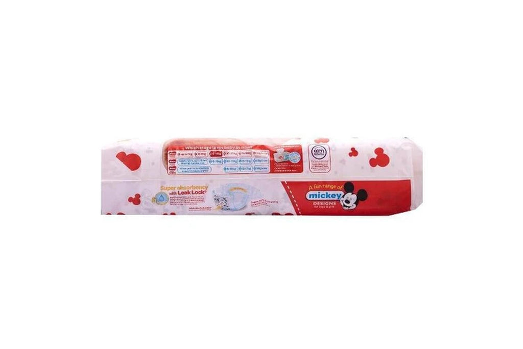 2X 52Pc  Essentials Mickey Crawler Absorbent Size 3 Disposable Nappies