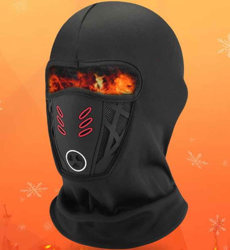 Winter Rider Warm Anti-Haze Balaclava Full Face Mask for Motorcycle Riding Cycling Ski Hood Cap Windproof Soft Outdoor Warm Bike Headwear