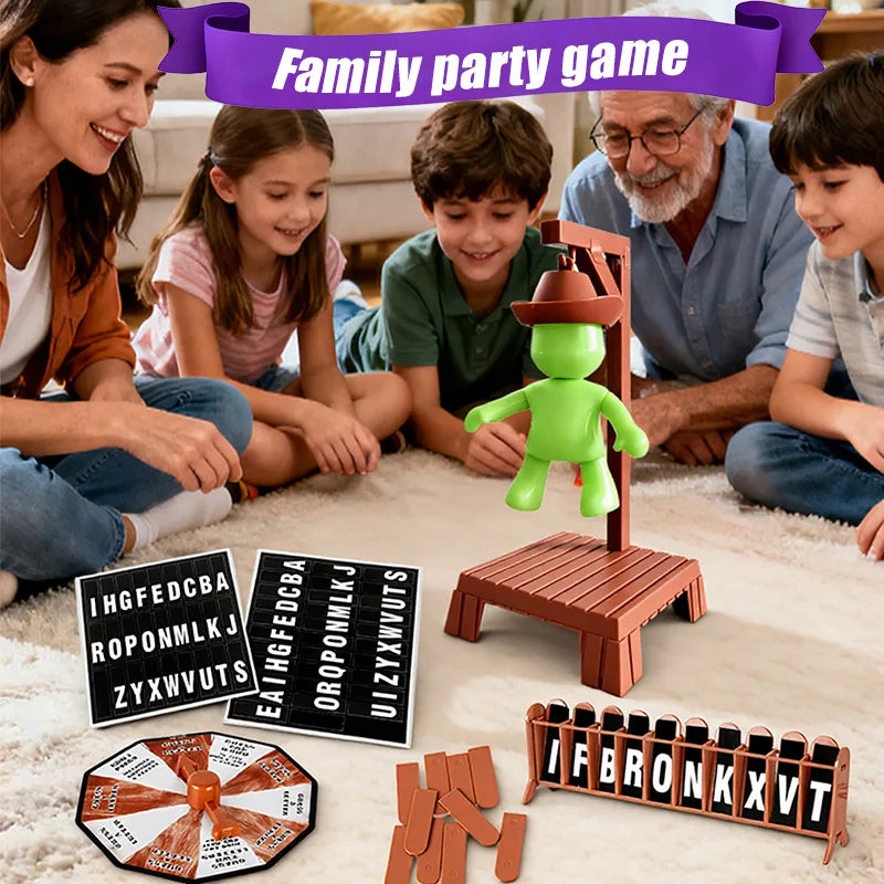 Funny Magnetic Cowboy Hangman Board Games Mystery Guessing Word Party Games before Hank Falls Hanging Adults Fun Family Games